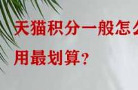 天貓積分一般怎么用最劃算？