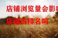 淘寶代運(yùn)營：店鋪瀏覽量會(huì)影響店鋪的排名嗎？